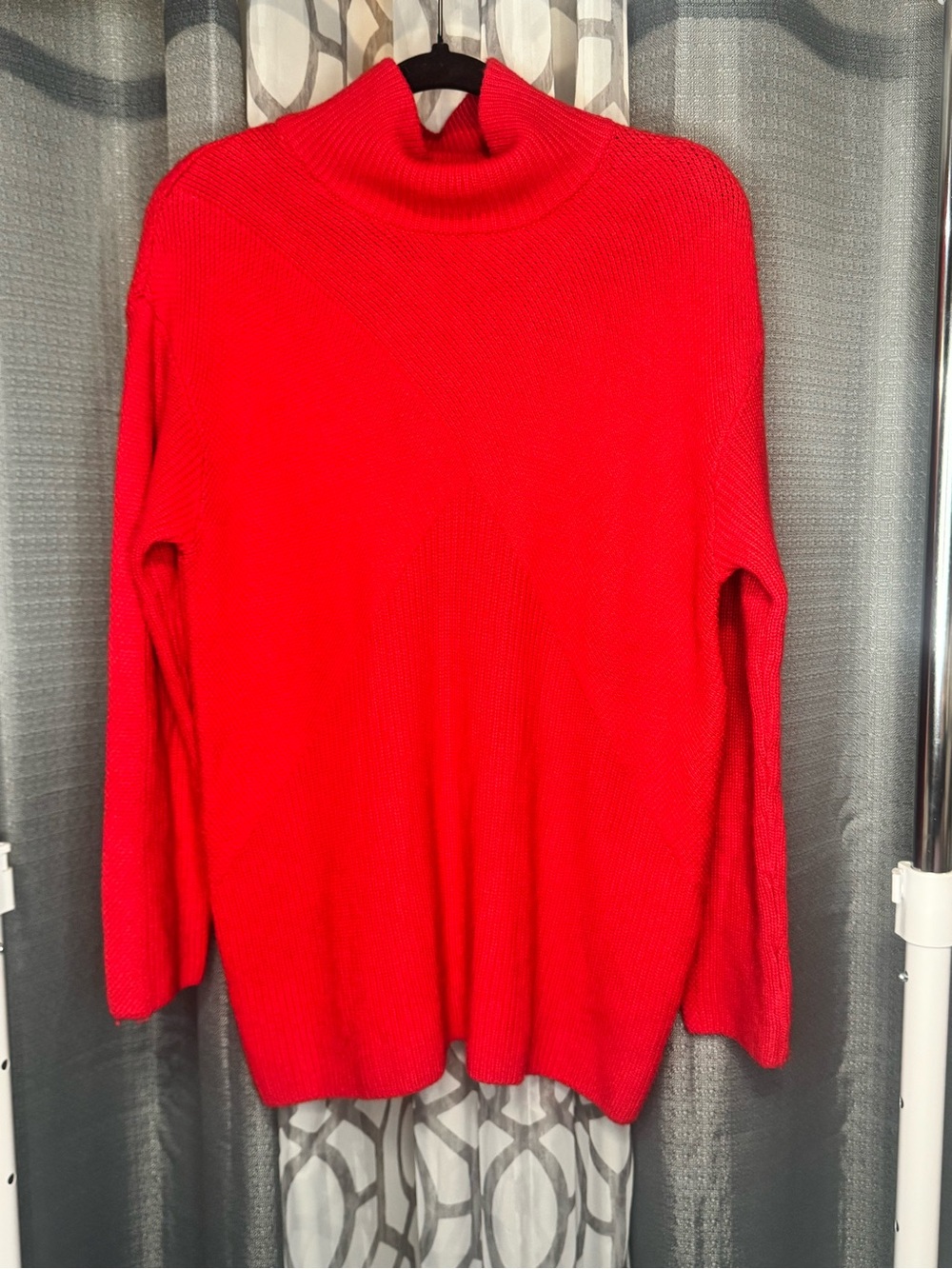 Talbots Red Cowl Neck Sweater